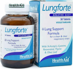 Health Aid Lungforte Breathe Easy 30 tabs