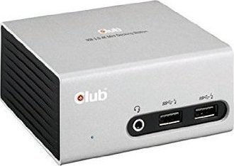 Club3D SenseVision USB 3.0 4K UHD Mini USB-A Docking Station με 4K PD Ethernet Λευκό