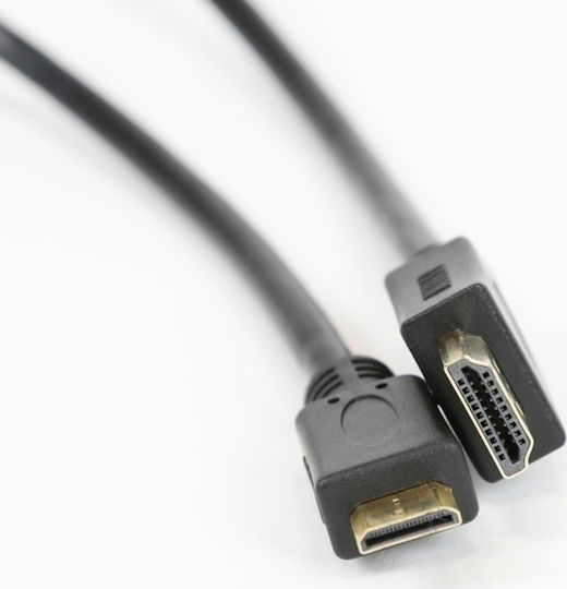 Omega HDMI 1.4 High Speed 1080p 120Hz Cable HDMI Male - Mini HDMI Male 3m Black
