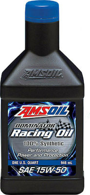 Amsoil Συνθετικό Λάδι Αυτοκινήτου Dominator Racing Oil 15W-50 1lt