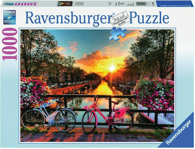 Ravensburger Puzzle: Bicycles In Amsterdam (1000pcs) (19606)