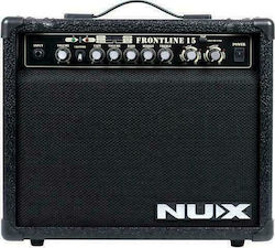 NUX FrontLine 15 Combo Amplifier Combo Amplifier for Electric Guitar 1 x 8" 15W Black FR15G