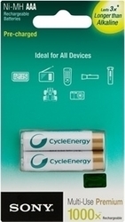 Sony Cycle Energy AAA 800mAh (2τμχ) Sony Cycle Energy AAA 800mAh (2τμχ)
