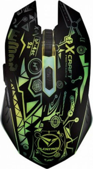 Alcatroz X-Craft Quantum Z7000 RGB Gaming Gaming Maus 3200 DPI Schwarz