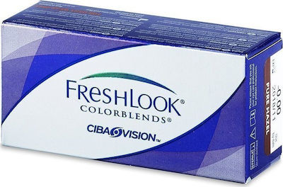 Freshlook Colorblends 2 Μηνιαίοι Έγχρωμοι Χωρίς Διοπτρία Φακοί Επαφής Υδρογέλης με UV Προστασία