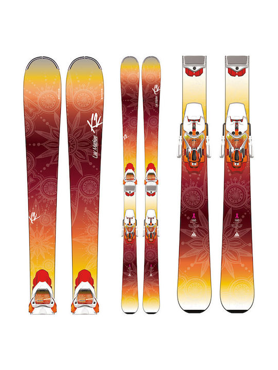 Luv Machine 74 TI Marker Erc 11.0 TC 2016 Ski Schuhe in Mehrfarbig Farbe mit Bindungen