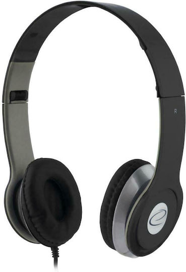 Esperanza EH145 Techno Wired On Ear Headphones Black