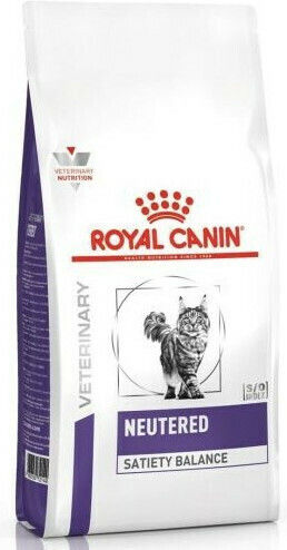 Royal Canin Veterinary Care Nutrition Neutered Satiety Balance Trockenfutter für erwachsene sterilisierte Katzen mit empfindlichem Harntrakt mit Mais / Geflügel 8kg
