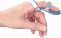 Medical Brace MB/TOAD Schiene Finger in Blau Farbe