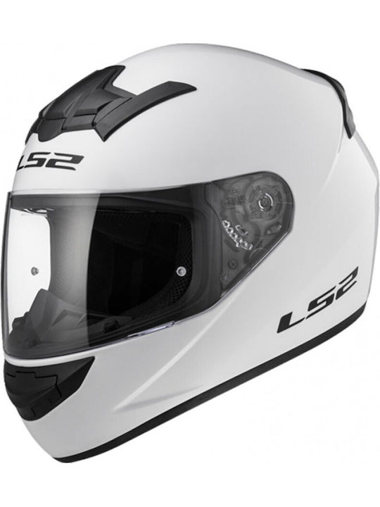 LS2 FF352 Rookie Solid White Κράνος Μηχανής Full Face 1350gr