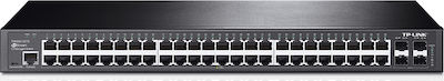 TP-LINK TL-SG3452 v1 Managed L2 Switch με 48 Θύρες Ethernet και 4 SFP Θύρες