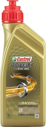 Castrol Power 1 Racing 2T Συνθετικό Λάδι Μοτοσυκλέτας για Δίχρονους Κινητήρες 1lt