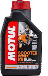 Motul Scooter Power 2T Sintetic Ulei de motocicletă pentru motoare în doi timpi 1lt