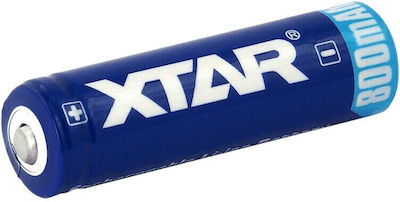 XTAR Wiederaufladbare Batterie 14500 Li-Mn 800mAh 3.7V 1Stück