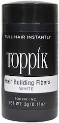 Toppik Hair Building Fibers with Keratin Hair Building Fibers Travel White 3gr