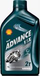 Shell Advance VSX 2T Motorcycle Oil for Two-Stroke Engines 1lt