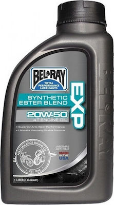 Bel-Ray EXP Synthetic Ester Blend 4T Semi-synthetic Motorcycle Oil for Four-Stroke Engines 20W-50 1lt