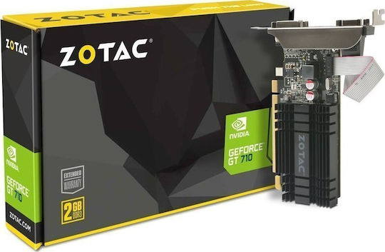 Zotac GeForce GT 710 2GB GDDR3 Passive Видео Карта