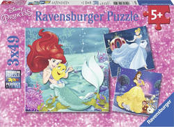 Детски Пъзел Disney: Πριγκίπισσες за 5++ Години 147бр Ravensburger