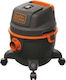 Black & Decker Σκούπα Υγρών / Στερεών 1200W με Πλαστικό Κάδο 15lt