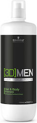 Schwarzkopf 3D Men Hair & Body 1000ml