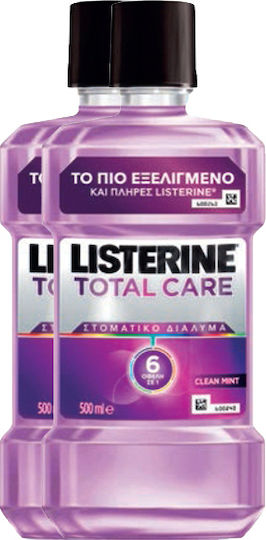 Listerine Total Care Mouthwash Daily Protection 2x0ml