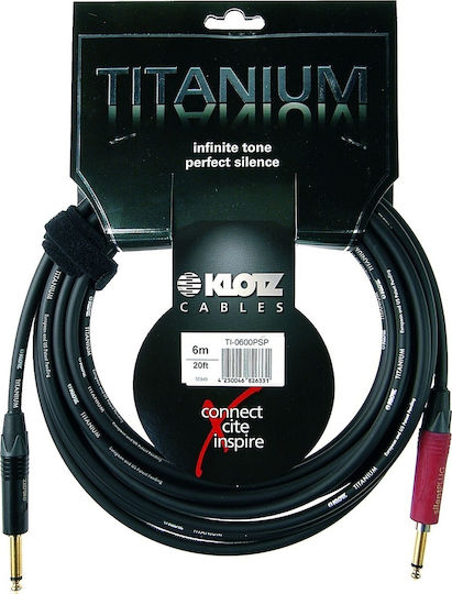 Klotz Titanium Instrument Cable 6.3mm male - 6.3mm male Cable 6.3mm male - 6.3mm male 9m (064.KLO.027.9)