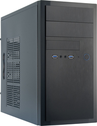 Chieftec HT-01B-350S8 Mini-Turm Computergehäuse Schwarz