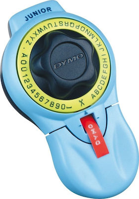 Dymo Junior Embosser Μηχανικός Ετικετογράφος Χειρός σε Μπλε Χρώμα