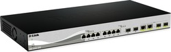 D-Link DXS-1210-12TC Managed L2 Switch με 8 Θύρες Gigabit (1Gbps) Ethernet και 4 SFP Θύρες