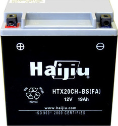 HaiJiu GEL Baterie Motocicleta YTX20A-BS cu Capacitatea 19Ah