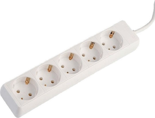 Eurolamp Power Strip 5 Positions with Cable 1.5m