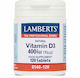 Lamberts Vitamin D3 Βιταμίνη για Ανοσοποιητικό 400iu 120 ταμπλέτες