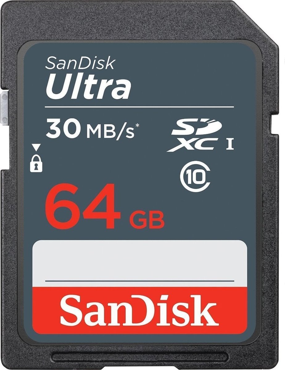 Карта памяти sandisk ultra sdxc 64 гб