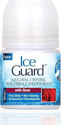 Optima Naturals Ice Guard Rose Αποσμητικός Κρύσταλλος σε Roll-On 50ml
