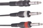 Sunrise Cable 6.3mm male - 2x 6.3mm male 3m (SC7001S-M)