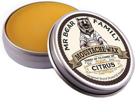 Mr Bear Family Citrus Wax for Mustache 30gr