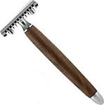 Fatip Walnut Wood Originale Open Comb Safety Razor