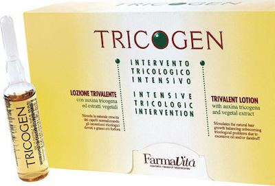 Farmavita Tricogen Lotion Haar Ampullen gegen Haarausfall 12x8ml