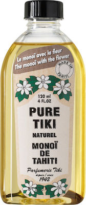 Monoi Tiki Tahiti Naturel Organic Monoi Oil for Face, Hair, and Body 120ml