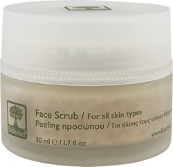 Bioselect Face Scrub for All Skin Types with Dictamelia, Mallow & Olive Pits 50ml
