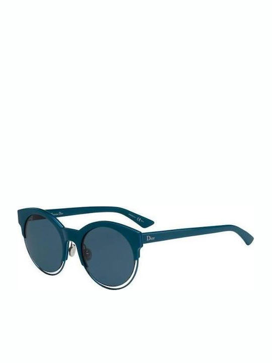 Dior Sideral 1 Women's Sunglasses with Green Plastic Frame