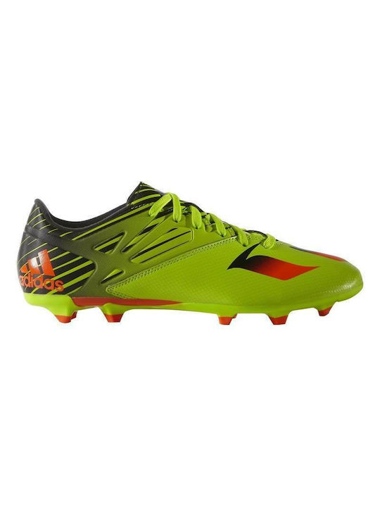 Adidas Messi 15.3 FG/AG Χαμηλά Ποδοσφαιρικά Παπούτσια με Τάπες Πράσινα