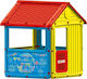 Dolu Kunststoff Kinder Spielhaus Garten My First Cubby Mehrfarbig 104x100x125cm