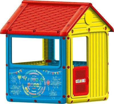 Dolu Kunststoff Kinder Spielhaus Garten My First Cubby Mehrfarbig 104x100x125cm