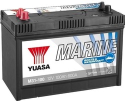 Yuasa Boat Battery M31-100 with 100Ah Capacity and 800A CCA