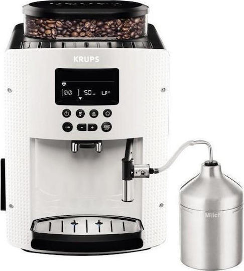 Krups Automatic Espresso Machine with Grinder 15bar White