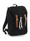 Quadra QD615 - Black Fabric Backpack Black