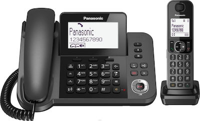 Panasonic KX-TGF320 Електрически телефон Офис Черно
