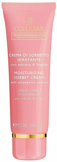 Collistar Moisturizing Sorbet Cream Strawberry Extract Ενυδατική Κρέμα Προσώπου 50ml
